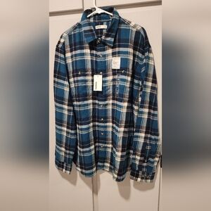Sonoma Blue Plaid Men's Shirt